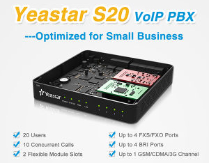 cách cài đặt tổng đài điện thoại Yeastar S20 VoIP PBX